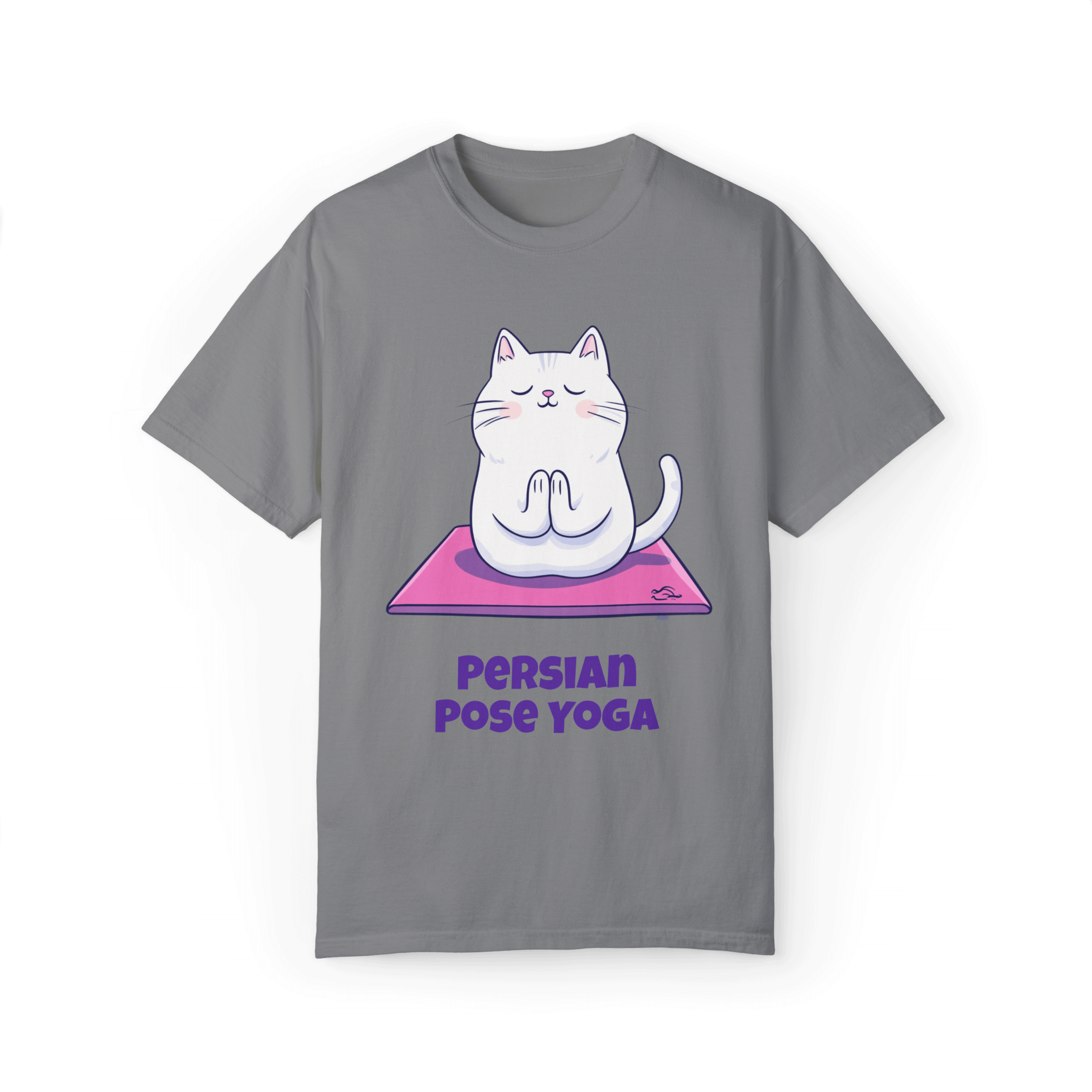 Persian Pose Yoga T-shirt - Playful Relaxation in Style