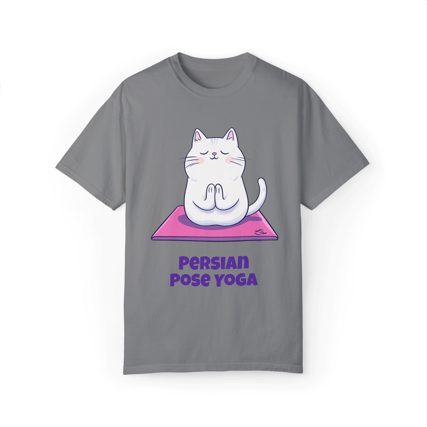 Persian Pose Yoga T-shirt - Playful Relaxation in Style