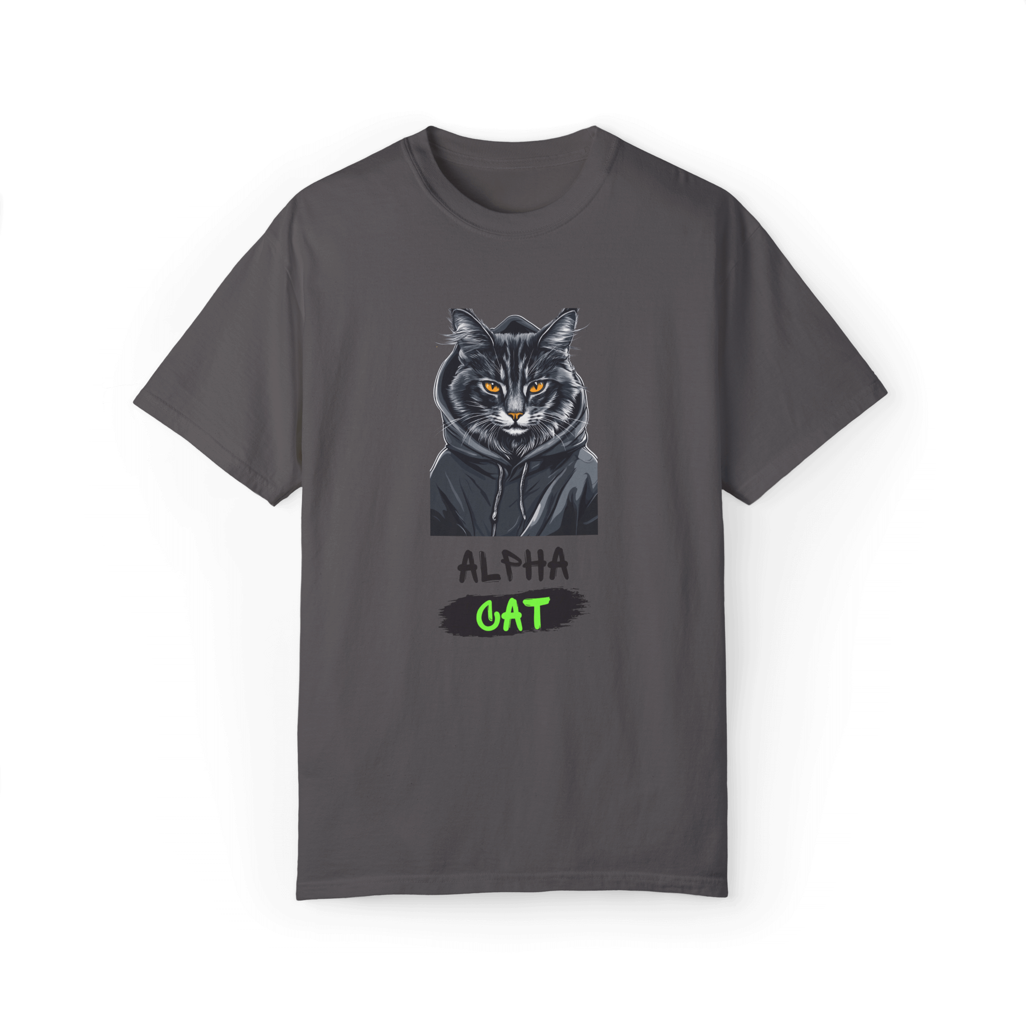 Alpha Cat Maine Coon T-shirt - Bold & Edgy Cat Design