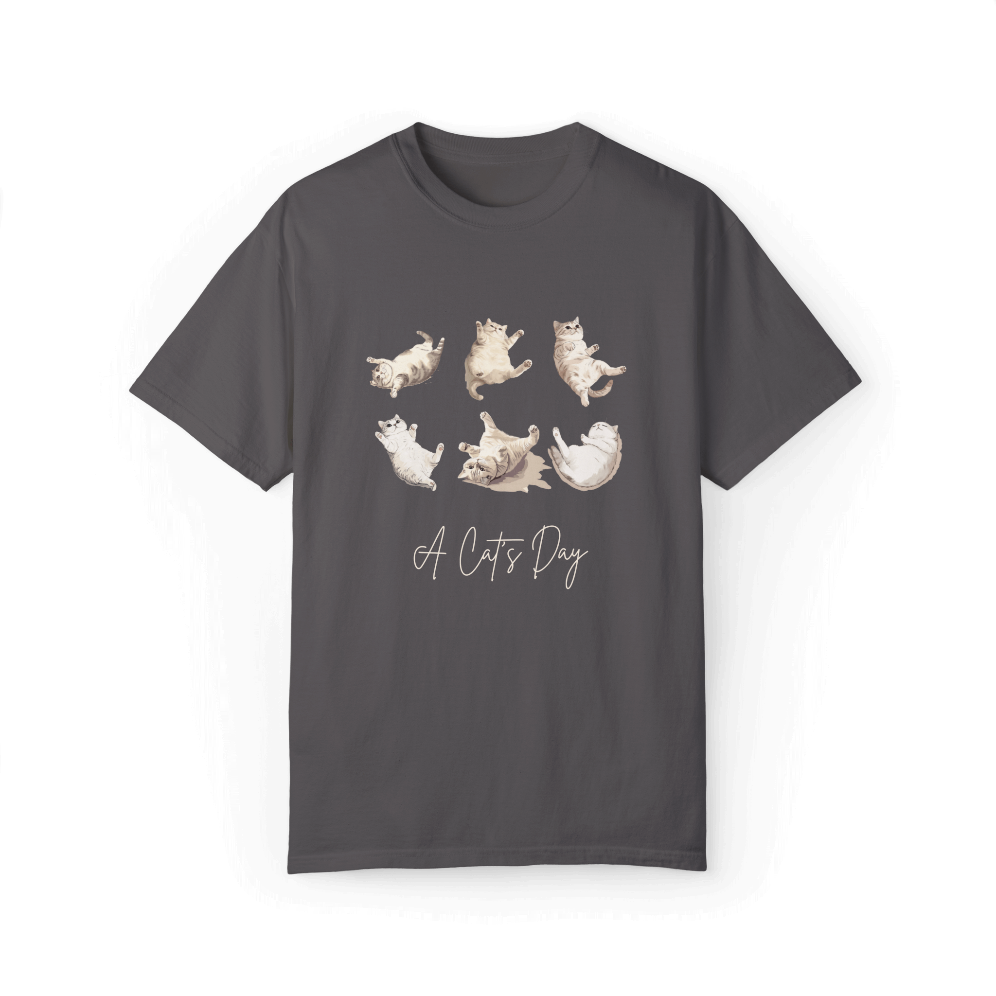 A Cat’s Day T-shirt - Scottish Fold Moments