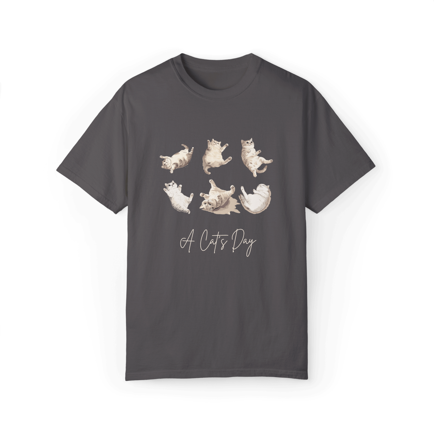 A Cat’s Day T-shirt - Scottish Fold Moments