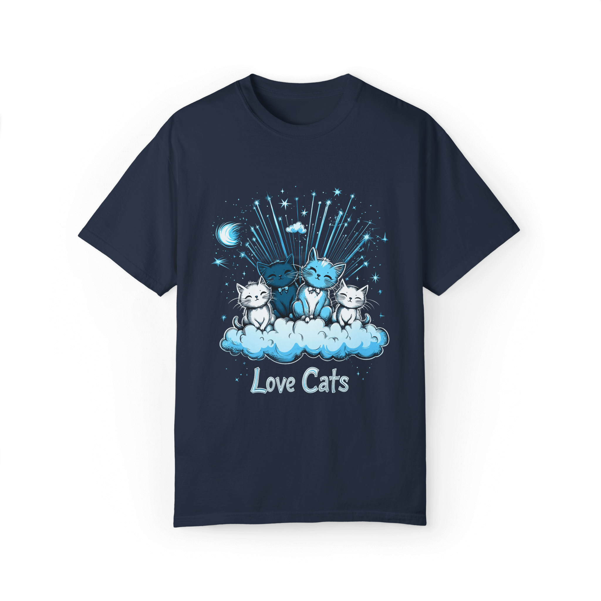 Celestial British Shorthair T-shirt - Love Cats Design