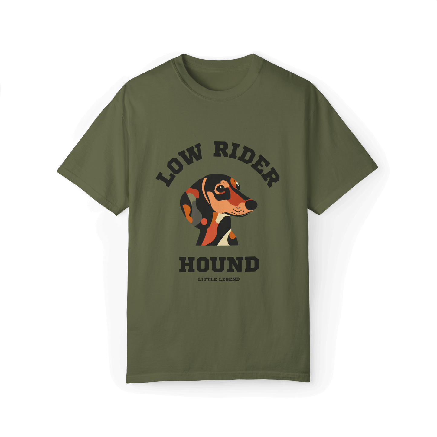 Low Rider Hound Dachshund T-shirt - Casual Style for Dog Lovers