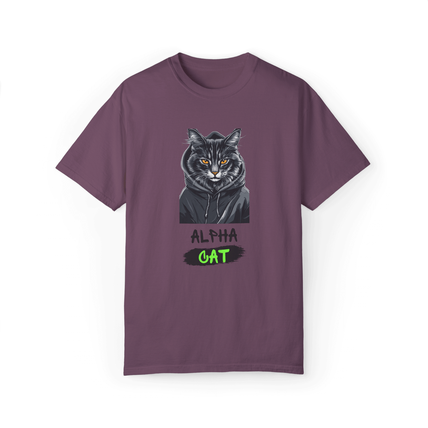 Alpha Cat Maine Coon T-shirt - Bold & Edgy Cat Design