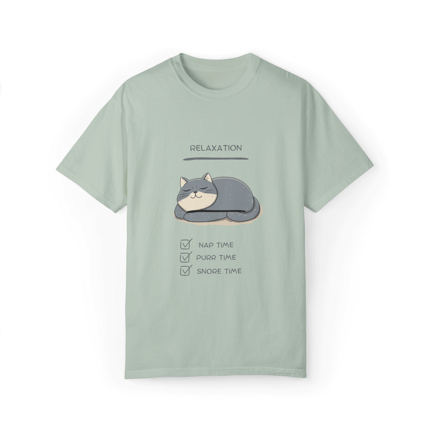 Relaxation Checklist British Shorthair T-shirt