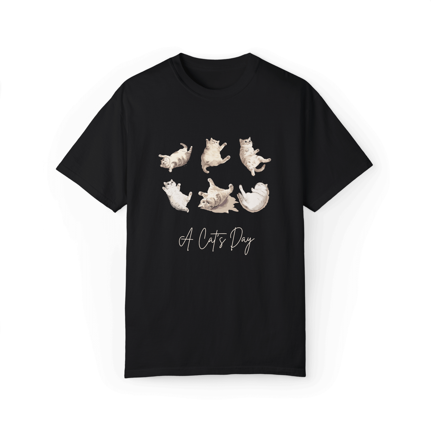 A Cat’s Day T-shirt - Scottish Fold Moments