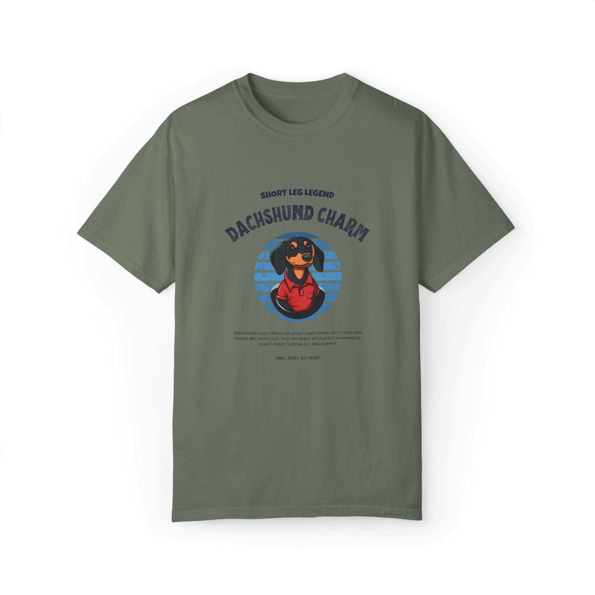 Dachshund Charm T-shirt - Effortless Style, Endless Love