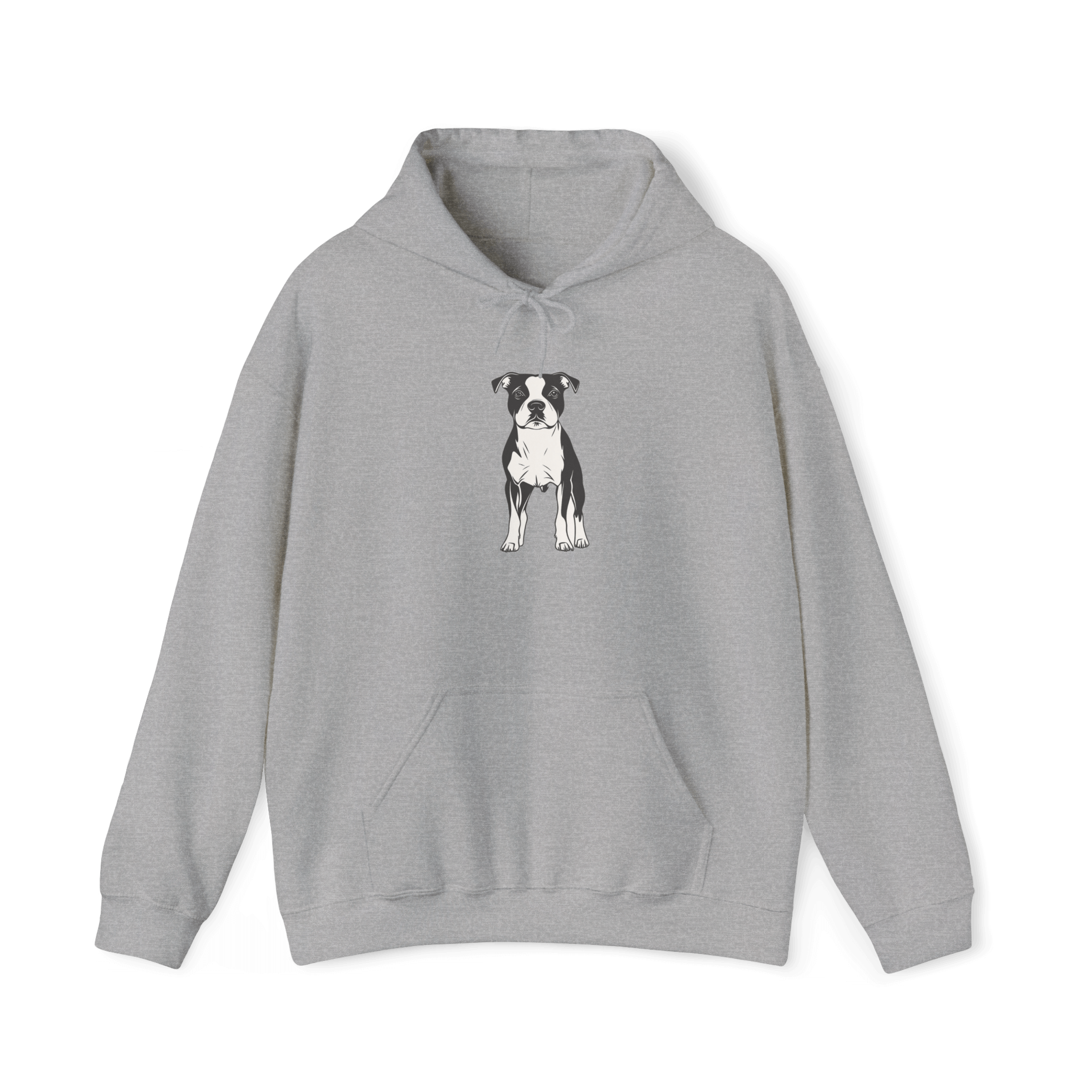 Pit Bull Hoodie - Minimalist Dog Design