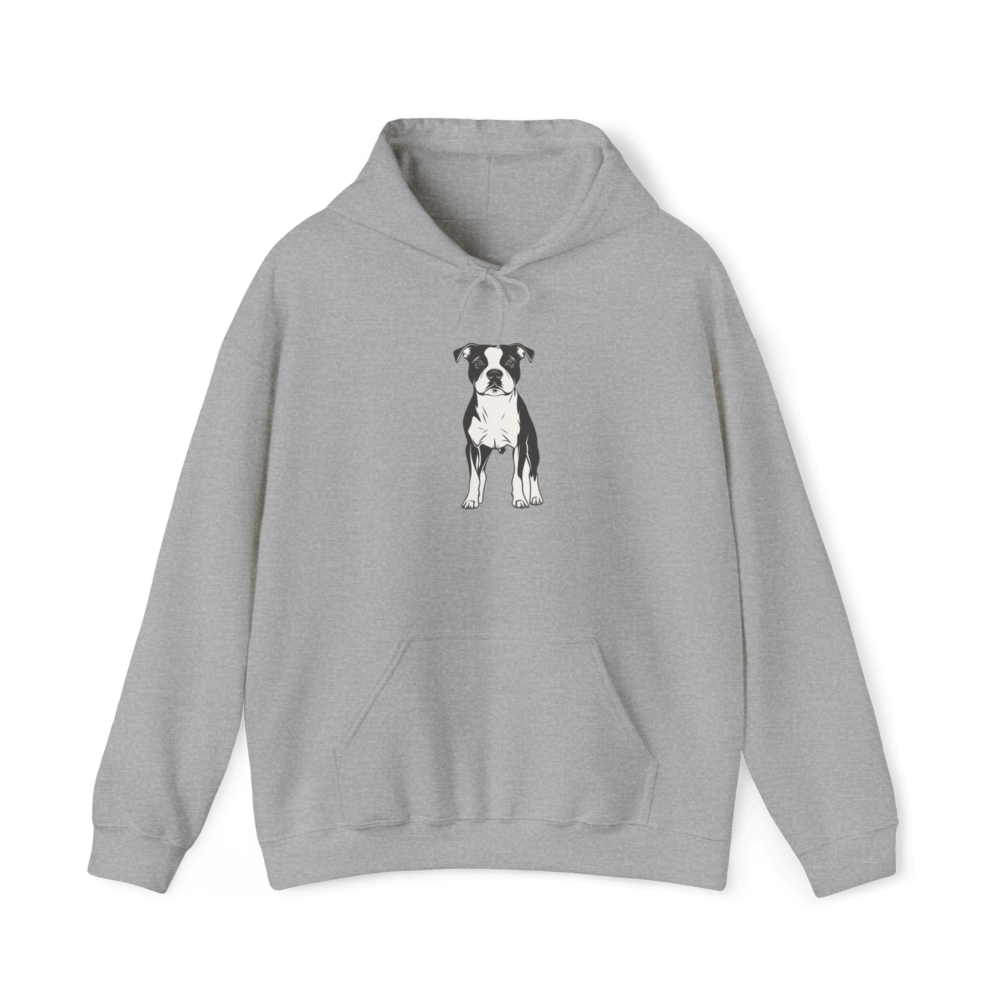 Pit Bull Hoodie - Minimalist Dog Design