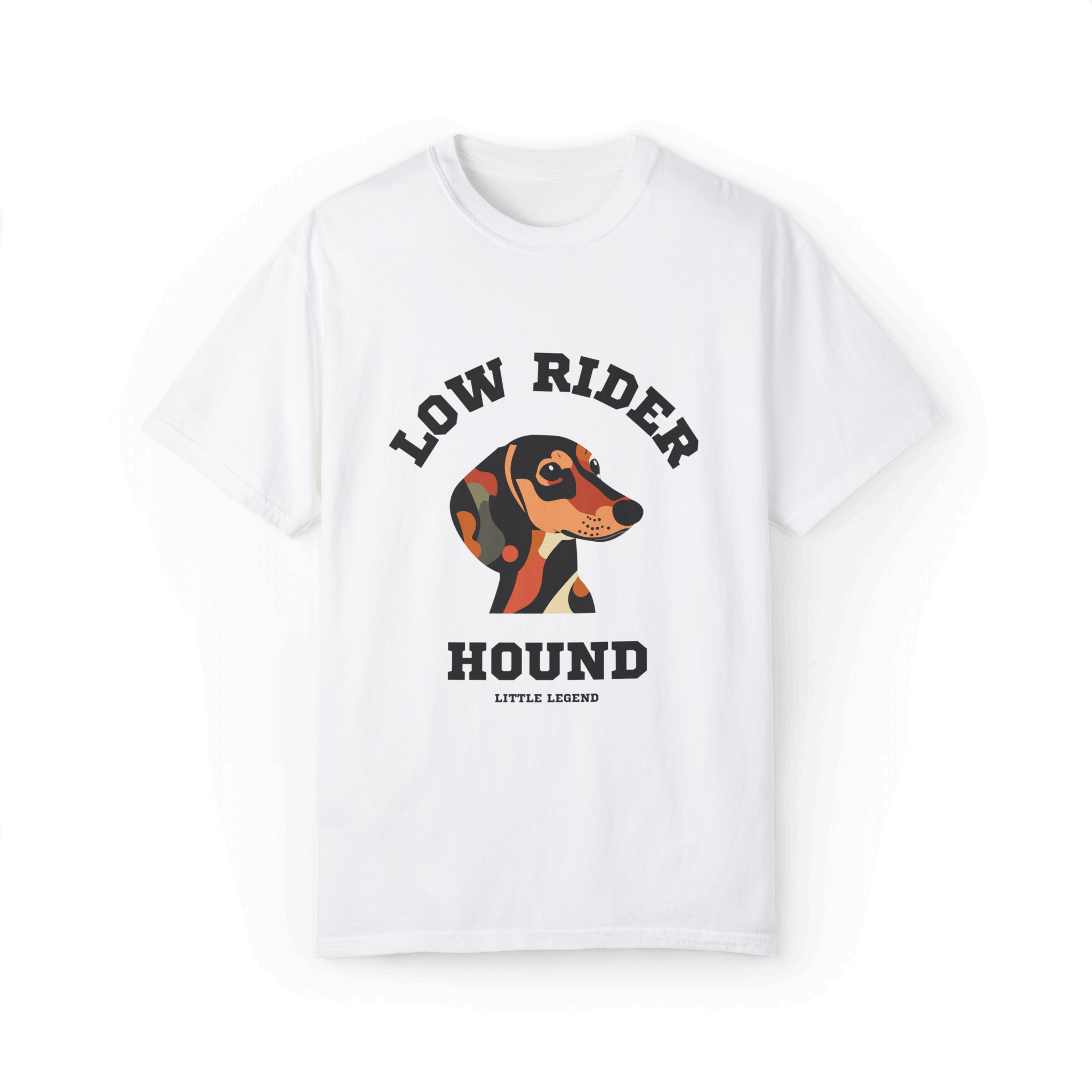 Low Rider Hound Dachshund T-shirt - Casual Style for Dog Lovers