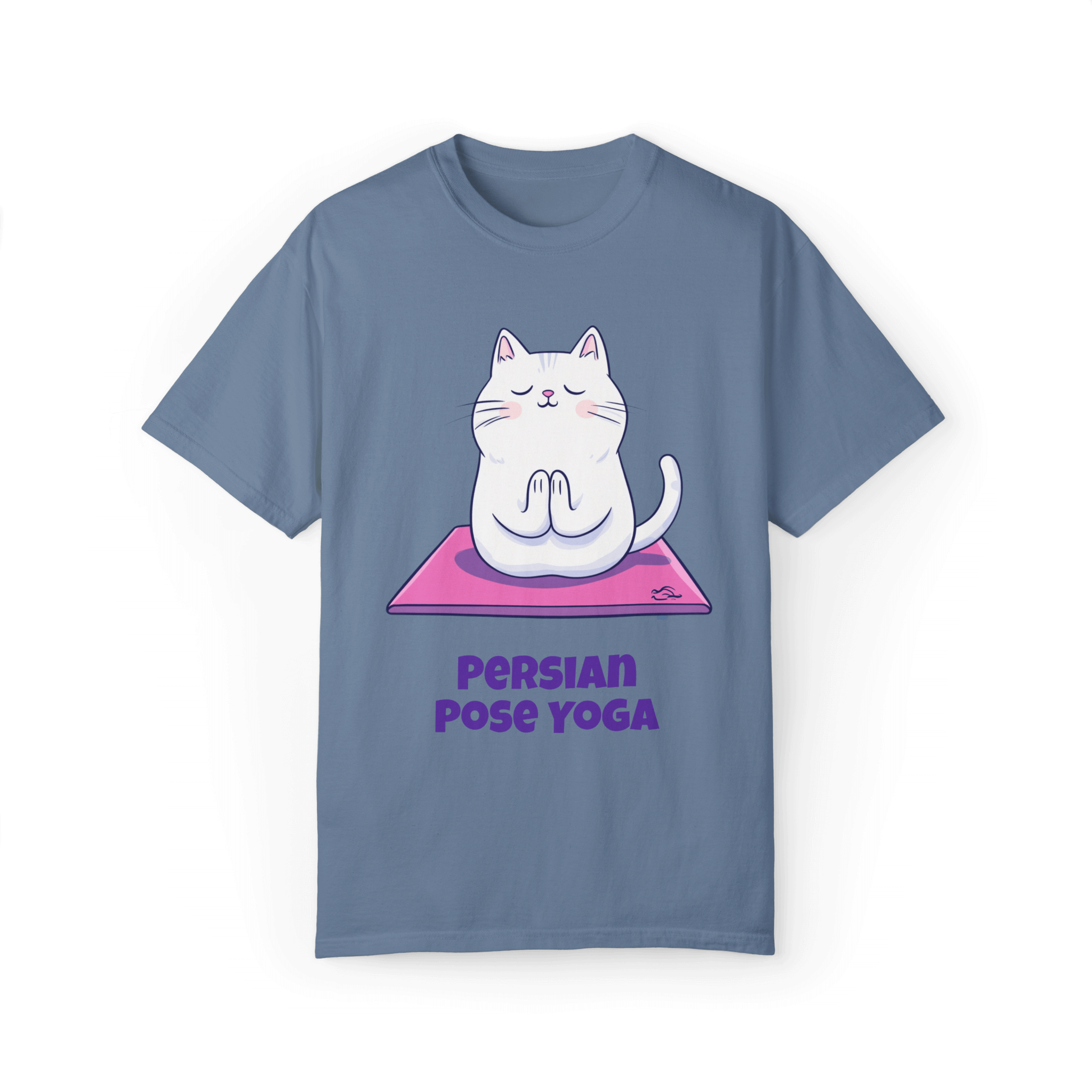 Persian Pose Yoga T-shirt - Playful Relaxation in Style