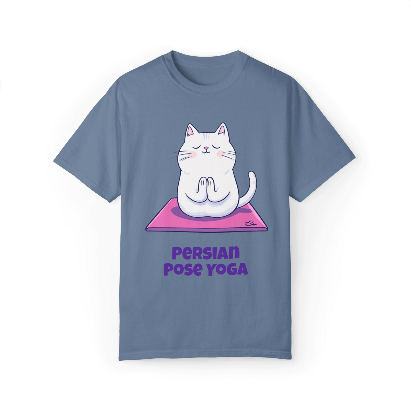 Persian Pose Yoga T-shirt - Playful Relaxation in Style