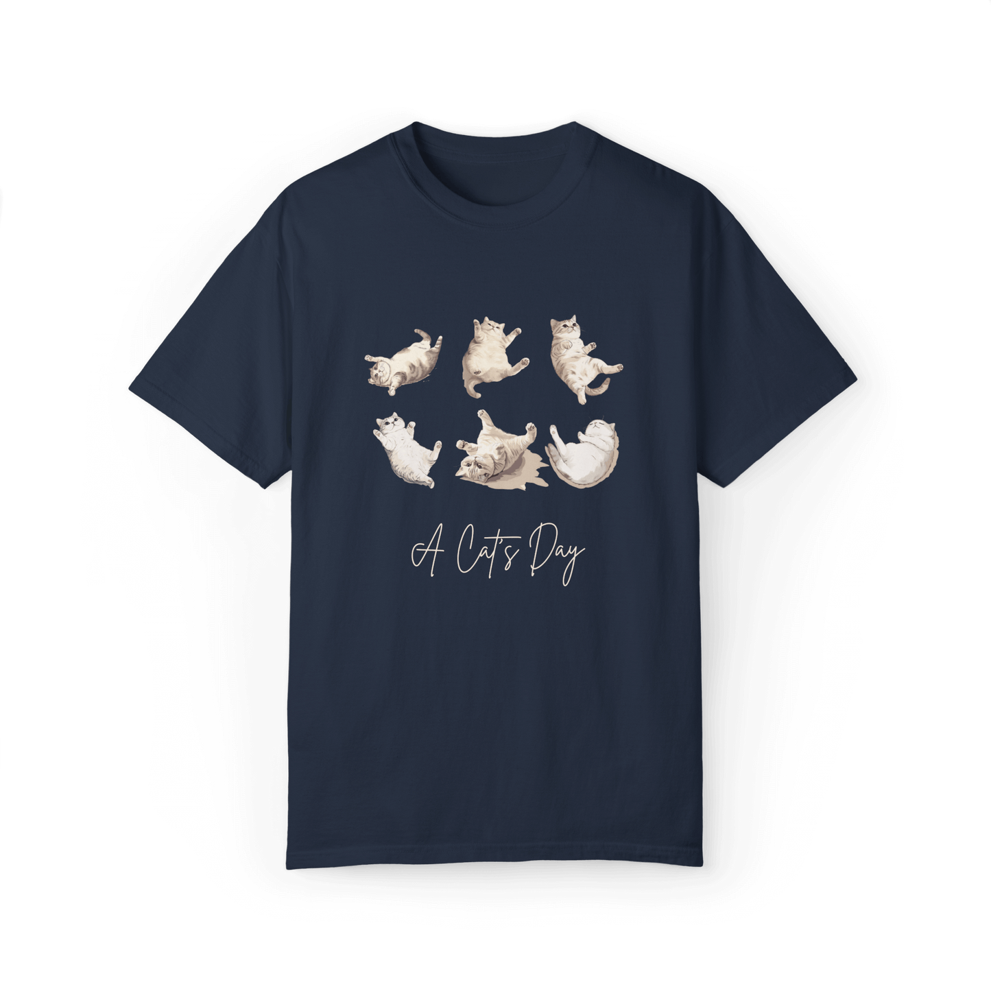 A Cat’s Day T-shirt - Scottish Fold Moments