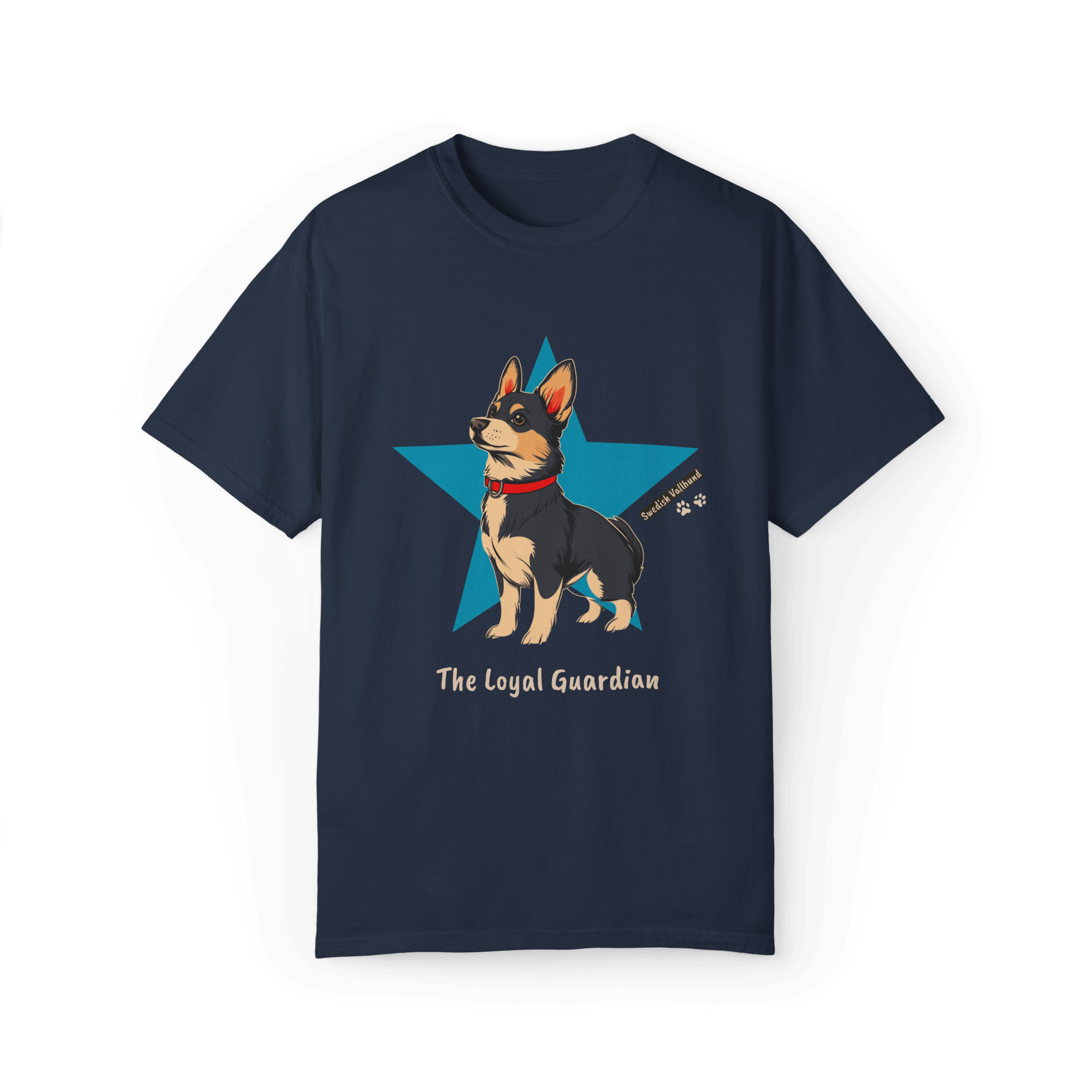 The Loyal Guardian T-shirt - Swedish Vallhund Pride