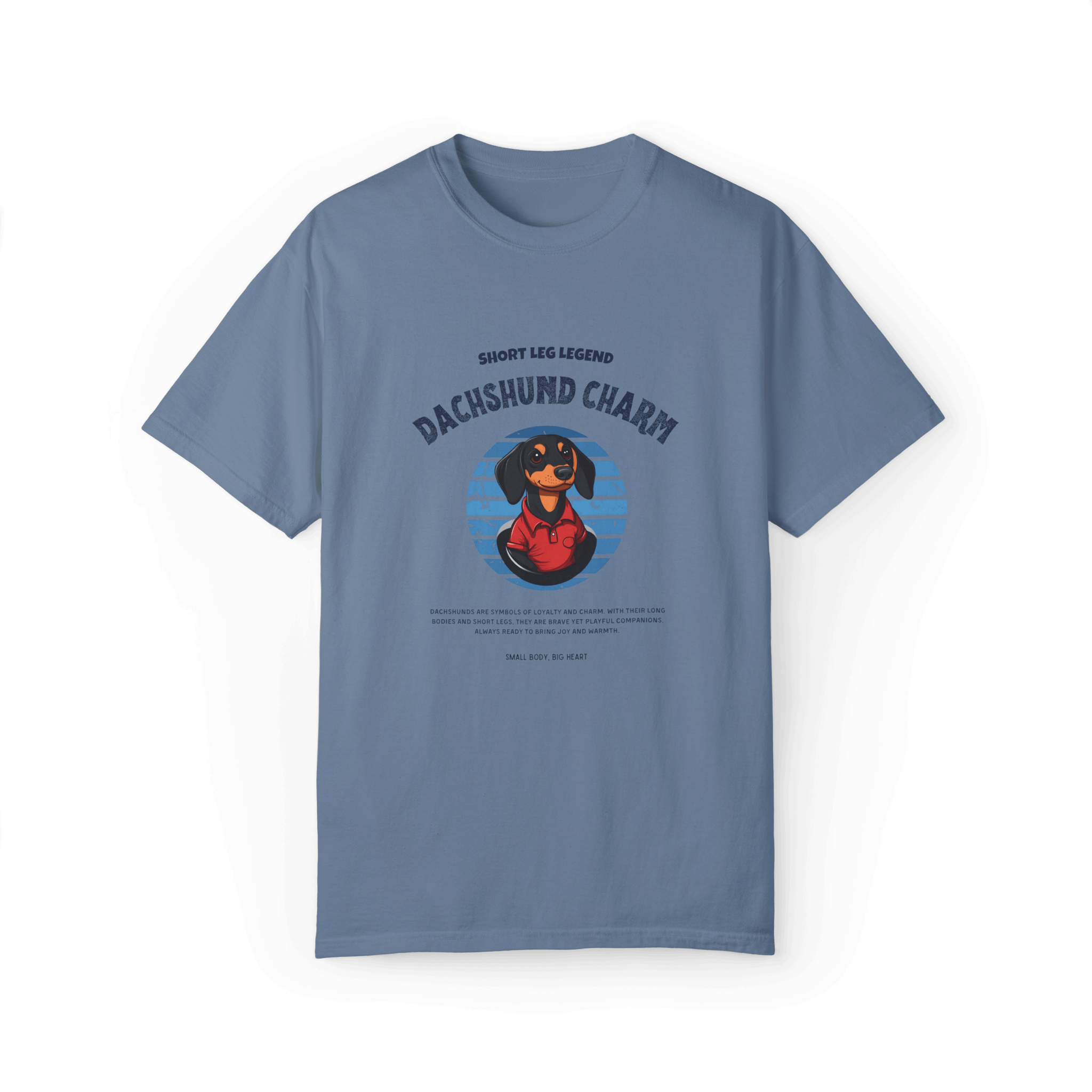 Dachshund Charm T-shirt - Effortless Style, Endless Love