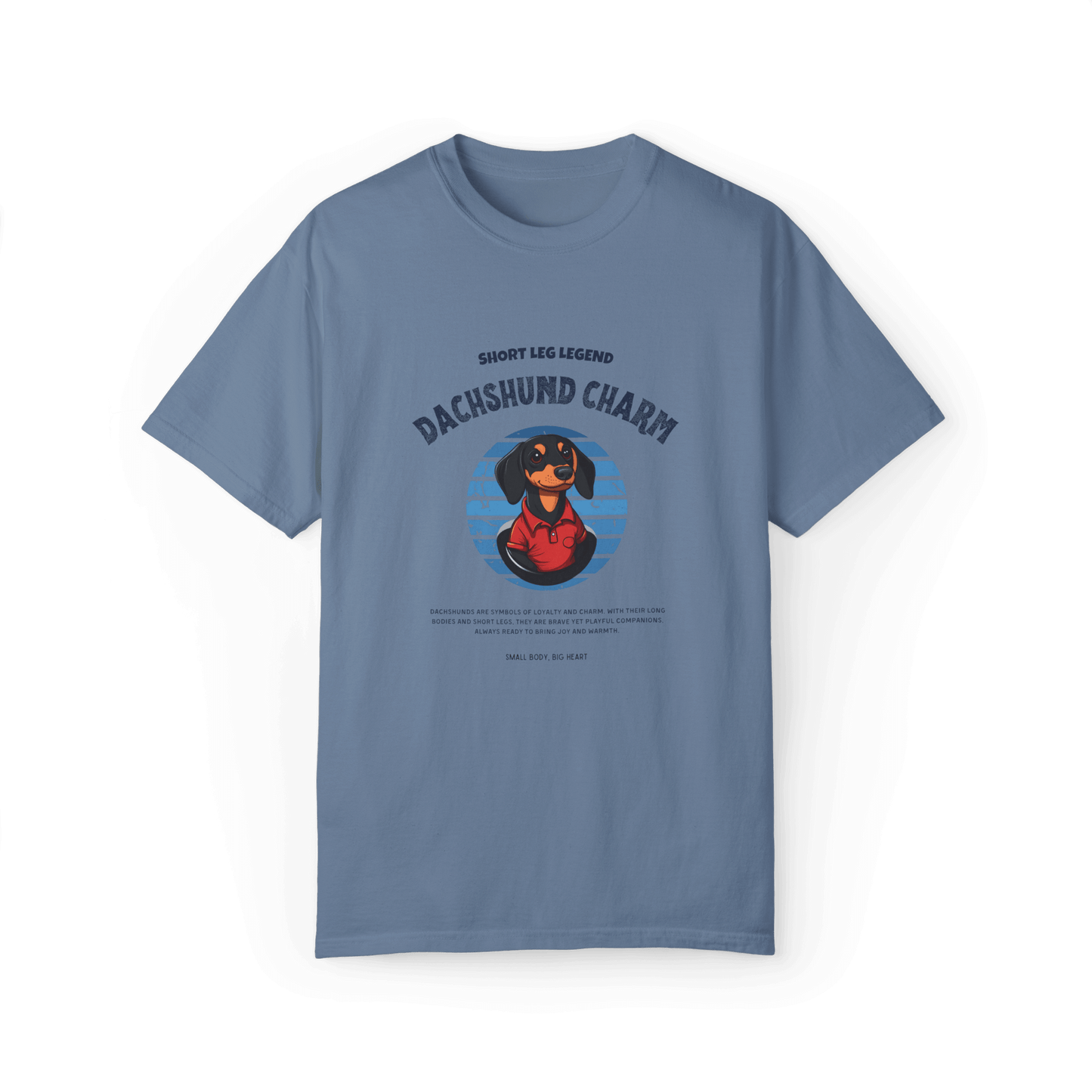 Dachshund Charm T-shirt - Effortless Style, Endless Love