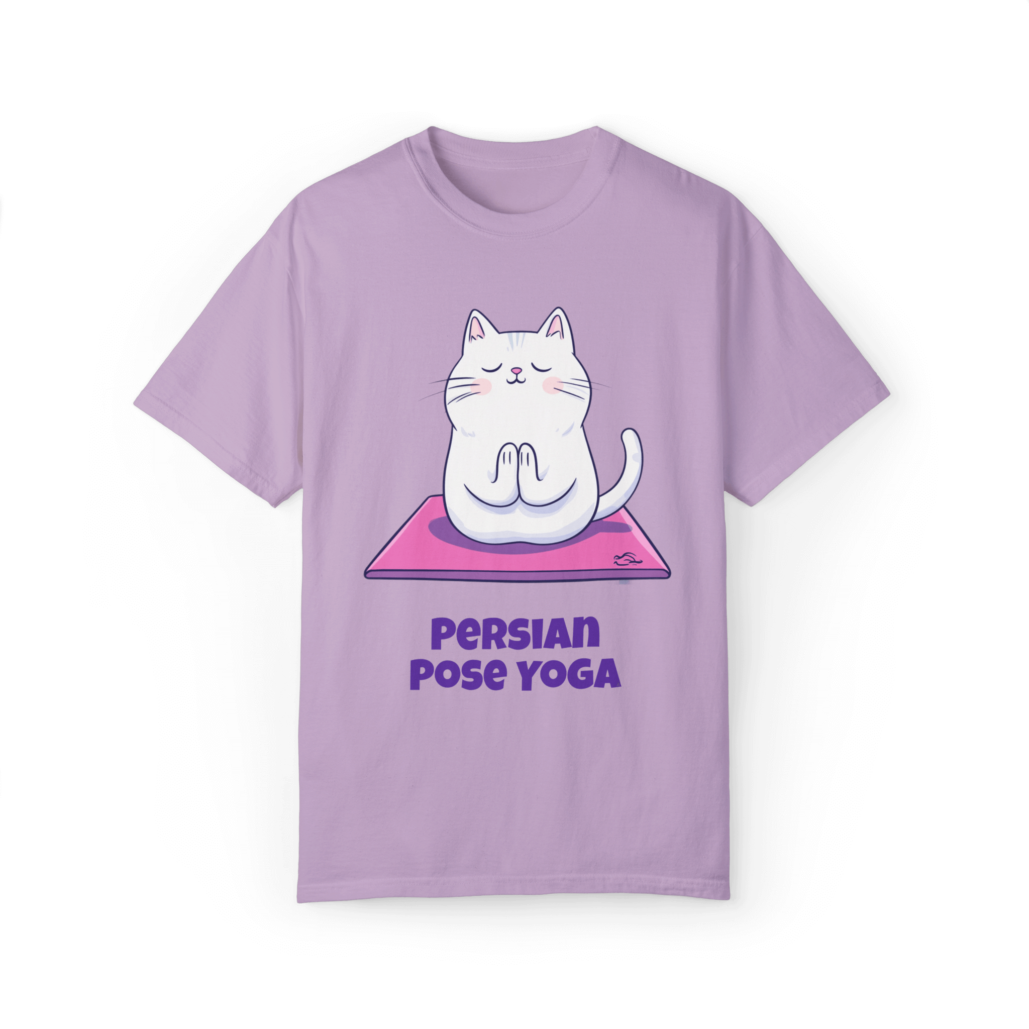 Persian Pose Yoga T-shirt - Playful Relaxation in Style