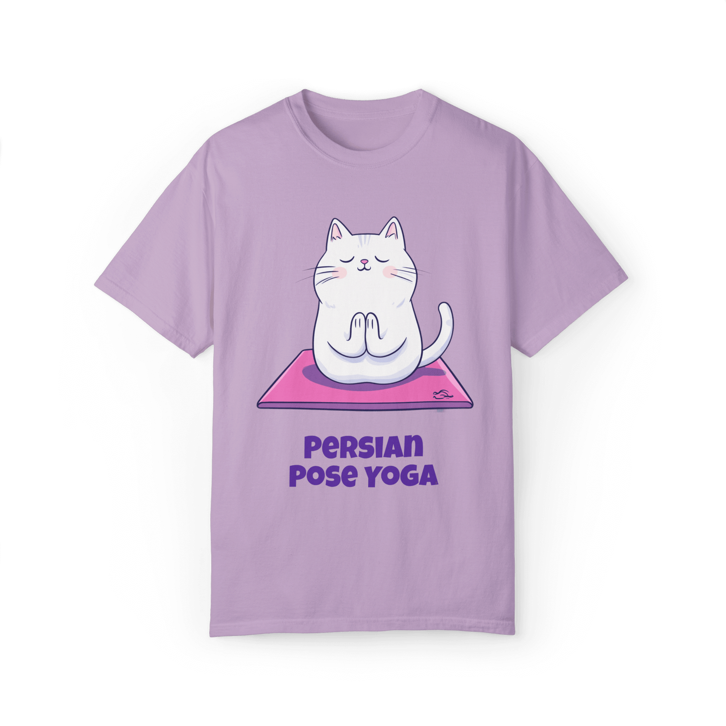 Persian Pose Yoga T-shirt - Playful Relaxation in Style