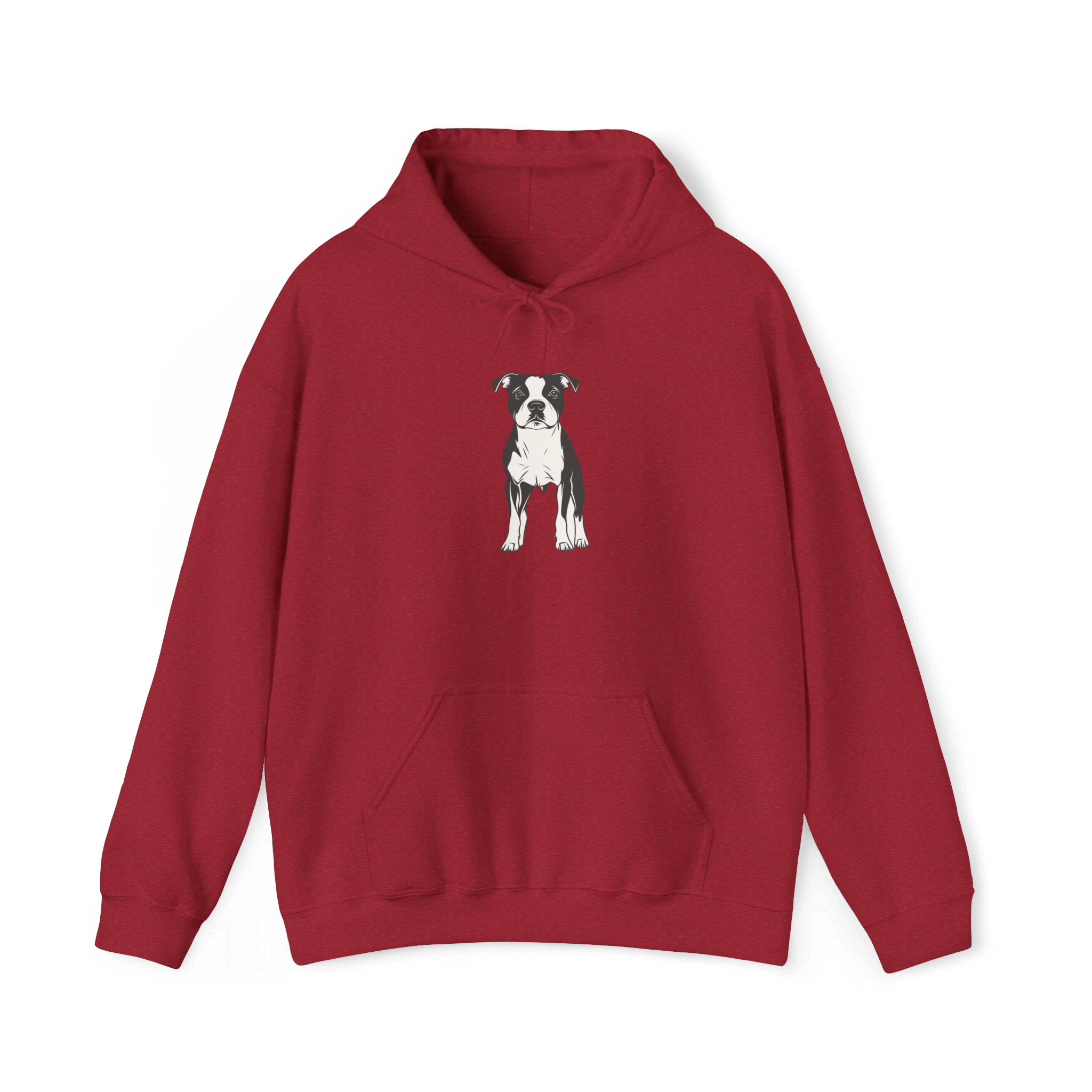 Pit Bull Hoodie - Minimalist Dog Design