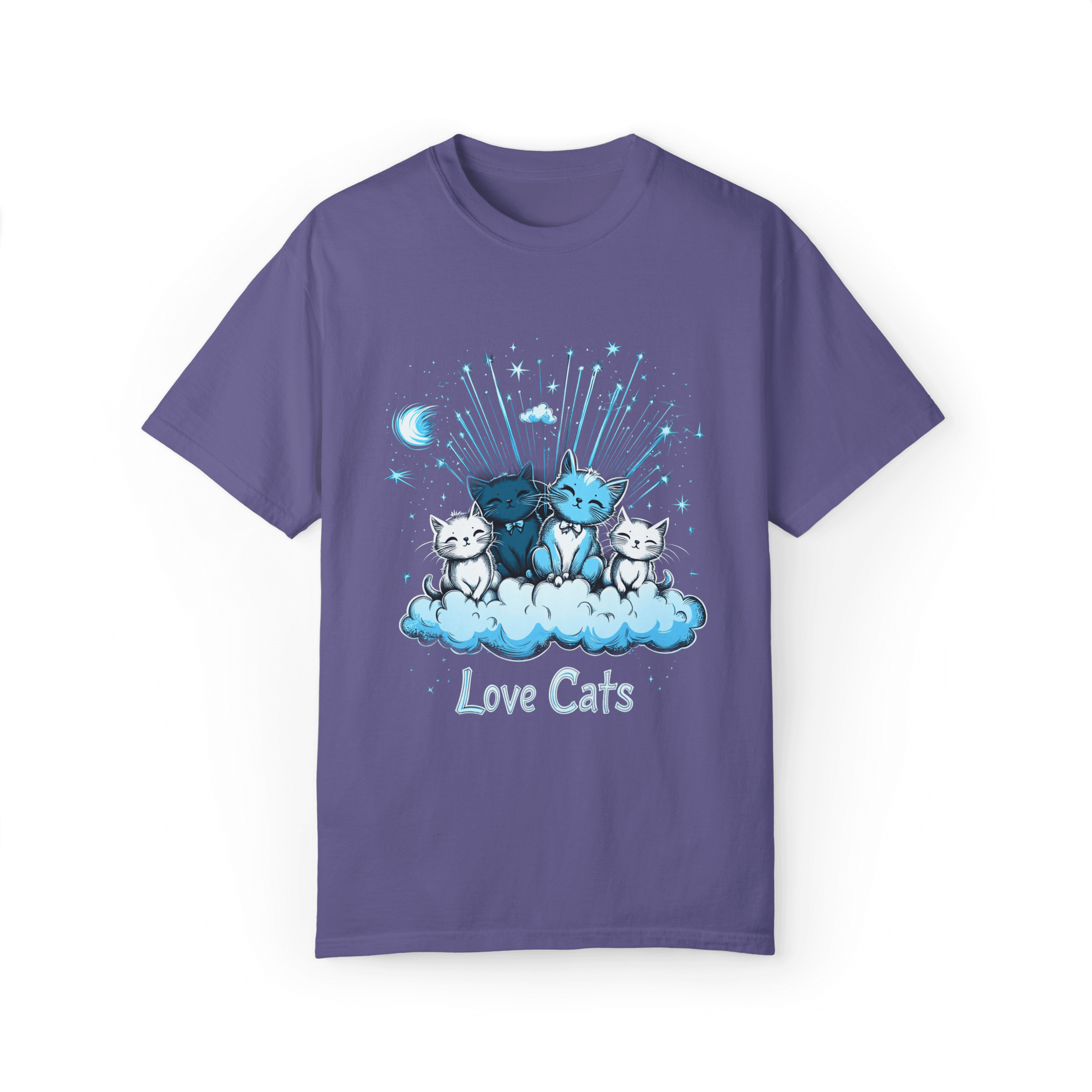 Celestial British Shorthair T-shirt - Love Cats Design