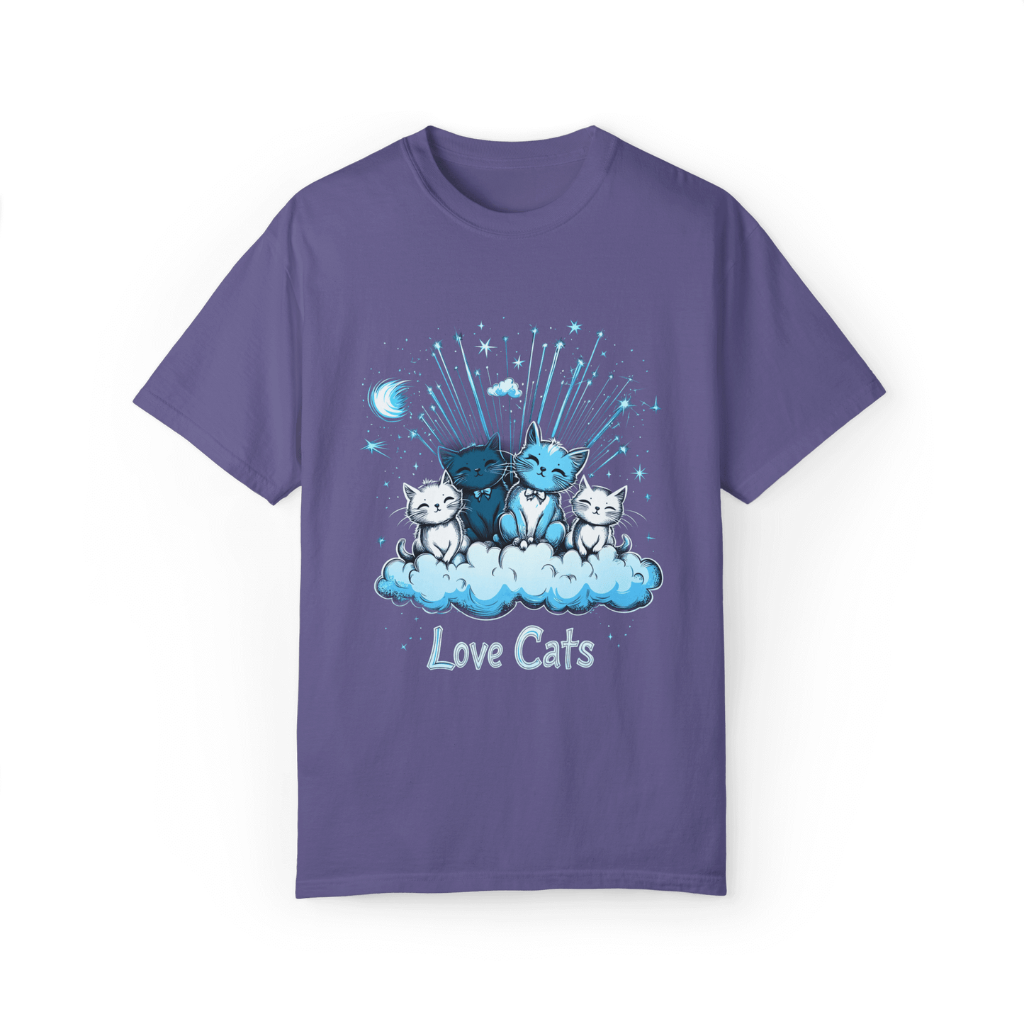 Celestial British Shorthair T-shirt - Love Cats Design