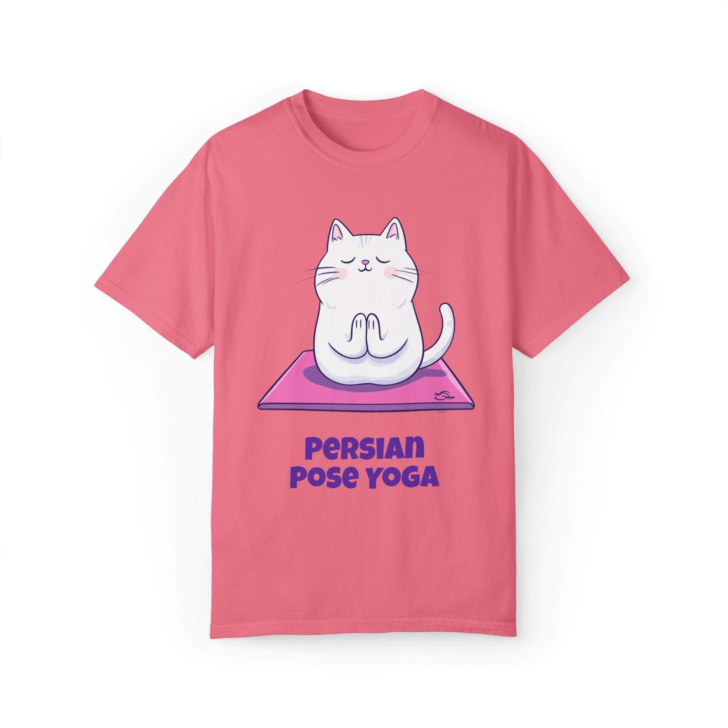 Persian Pose Yoga T-shirt - Playful Relaxation in Style