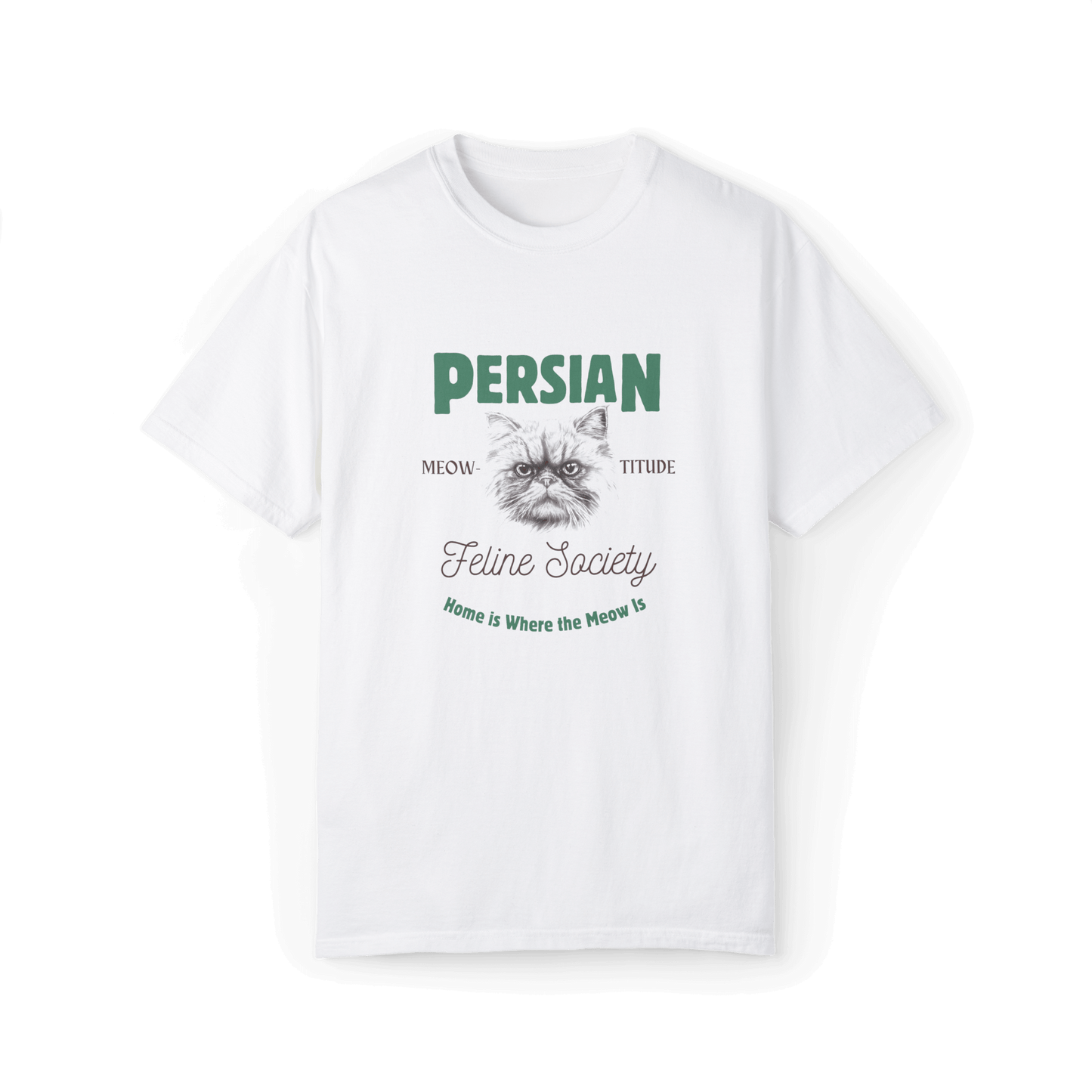 Persian Feline Society T-shirt - Meow-titude in Style