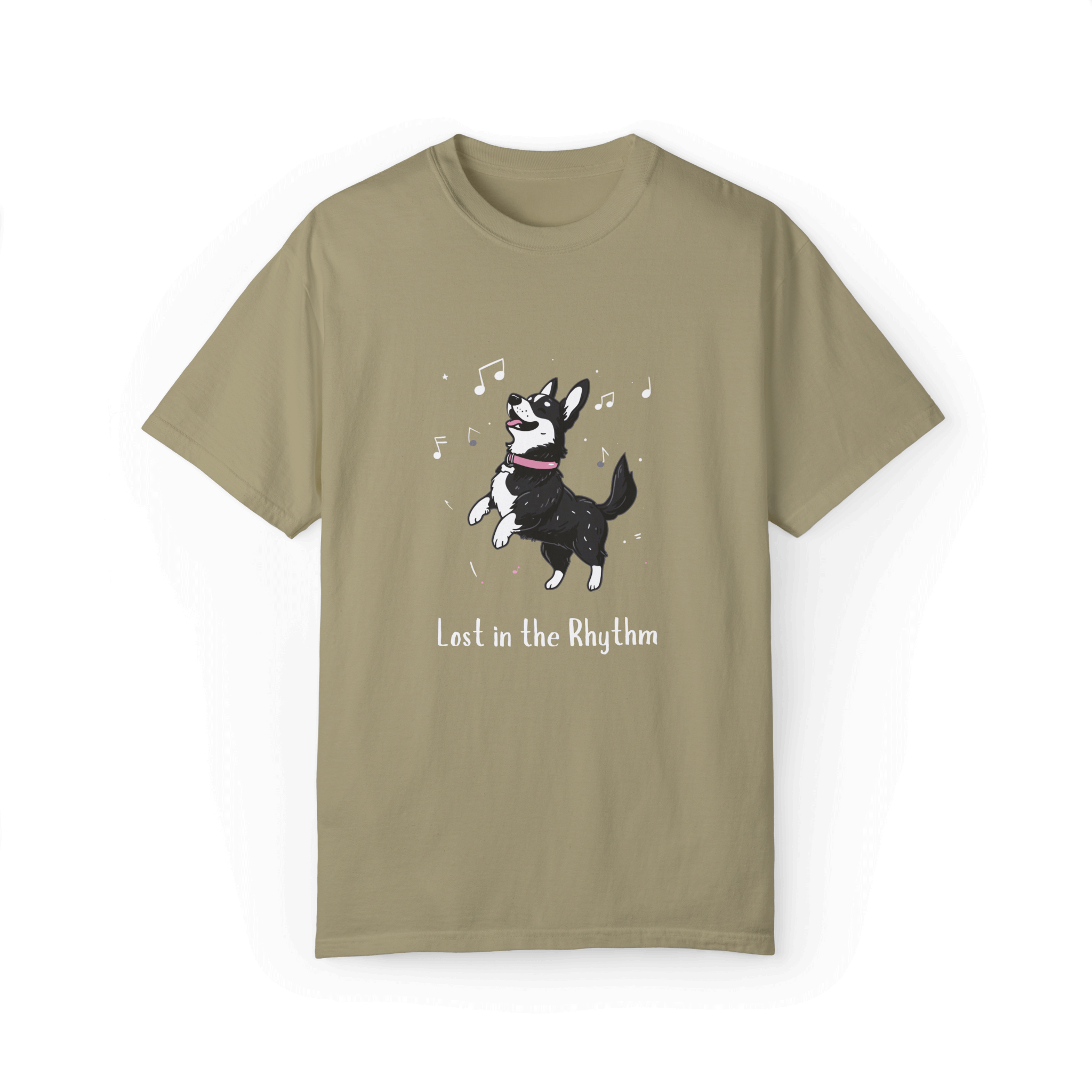 Lost in the Rhythm T-shirt - Swedish Vallhund Dancing Joy