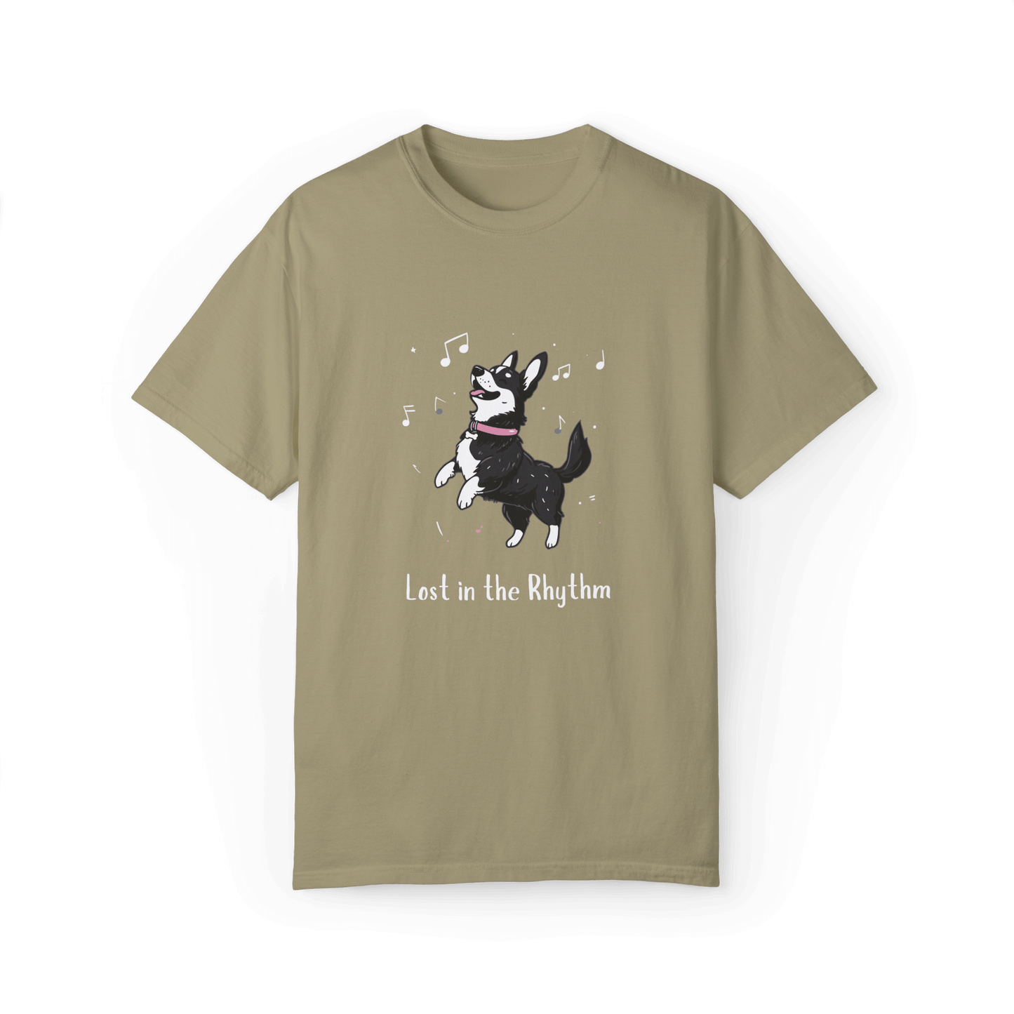 Lost in the Rhythm T-shirt - Swedish Vallhund Dancing Joy