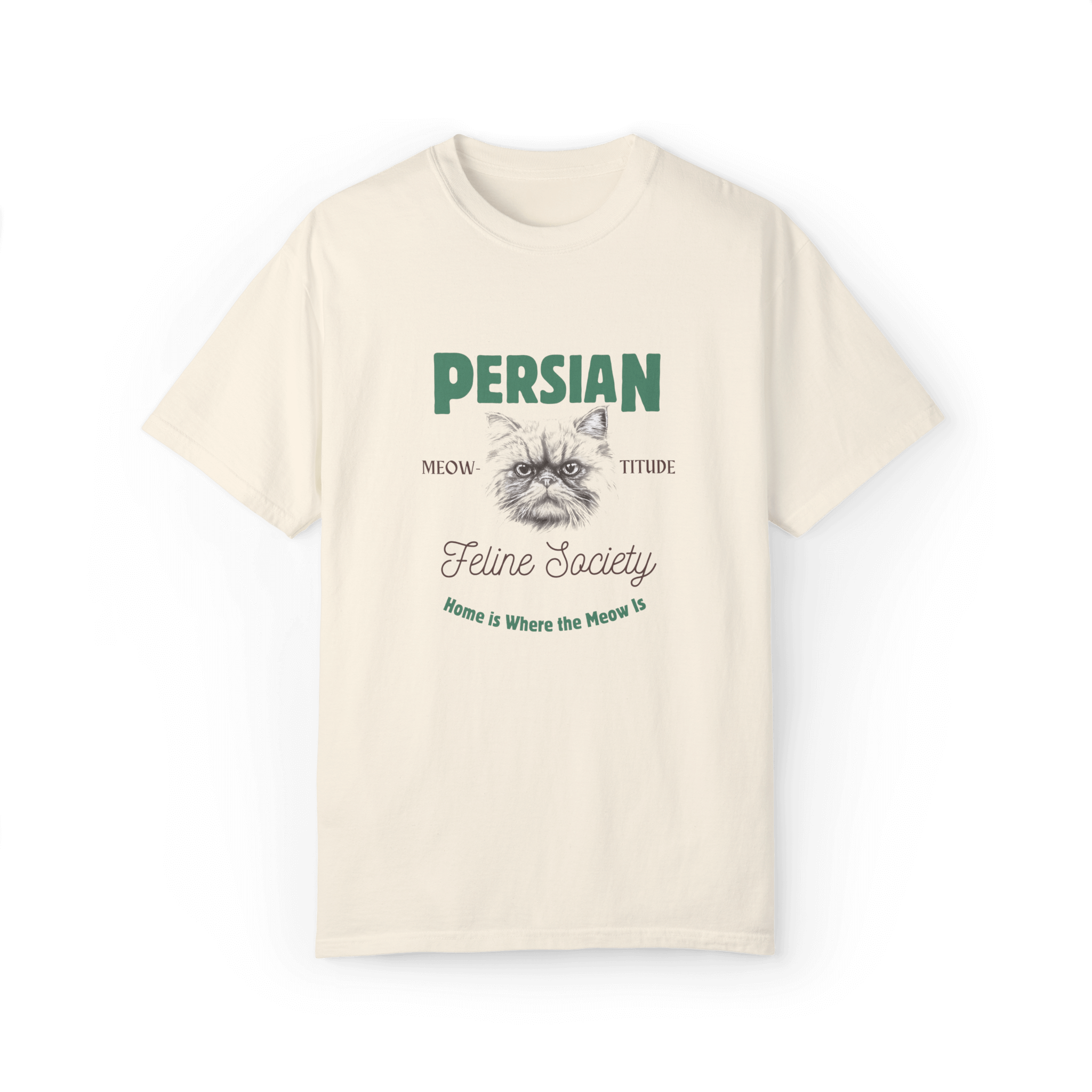 Persian Feline Society T-shirt - Meow-titude in Style