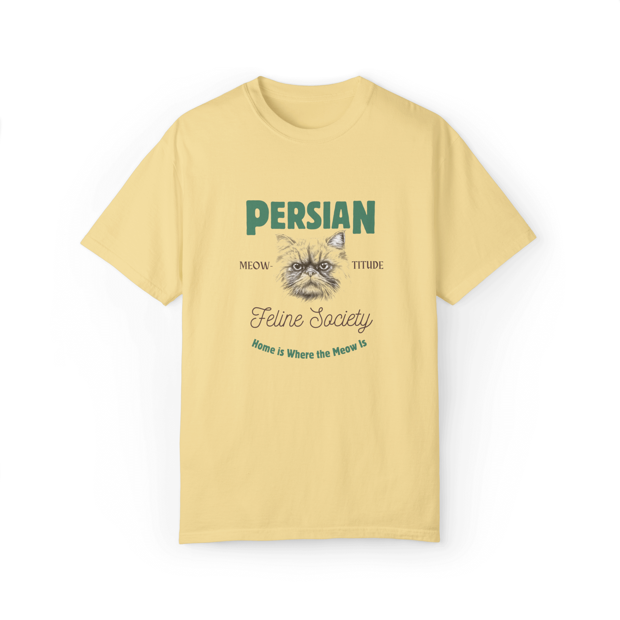 Persian Feline Society T-shirt - Meow-titude in Style