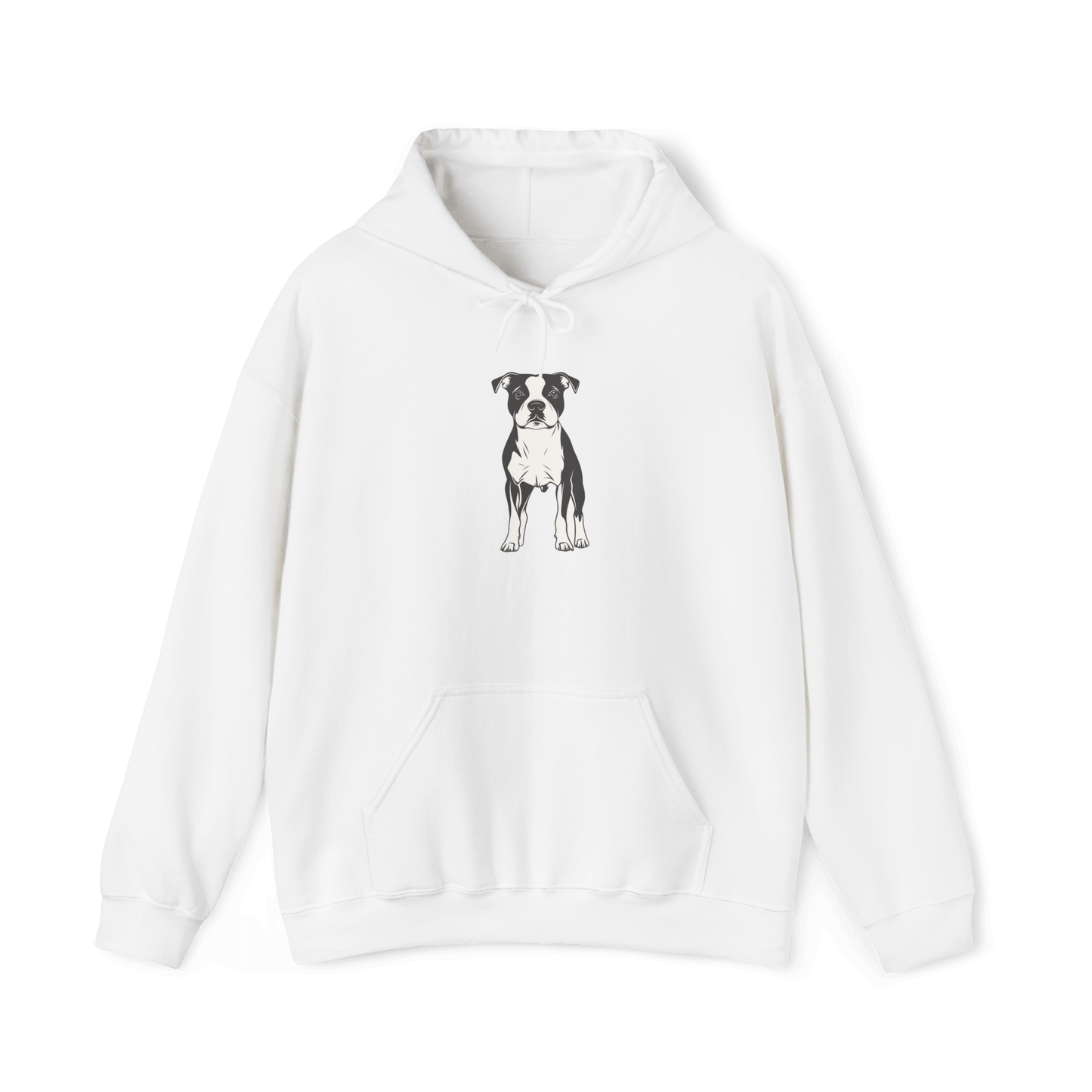 Pit Bull Hoodie - Minimalist Dog Design