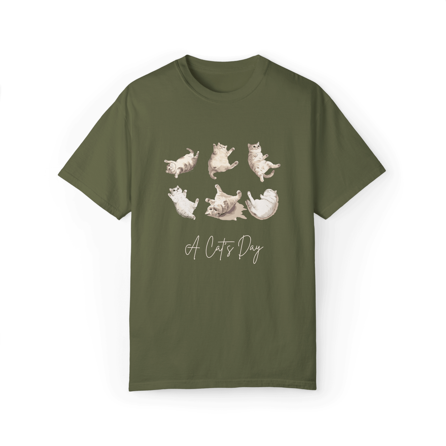 A Cat’s Day T-shirt - Scottish Fold Moments