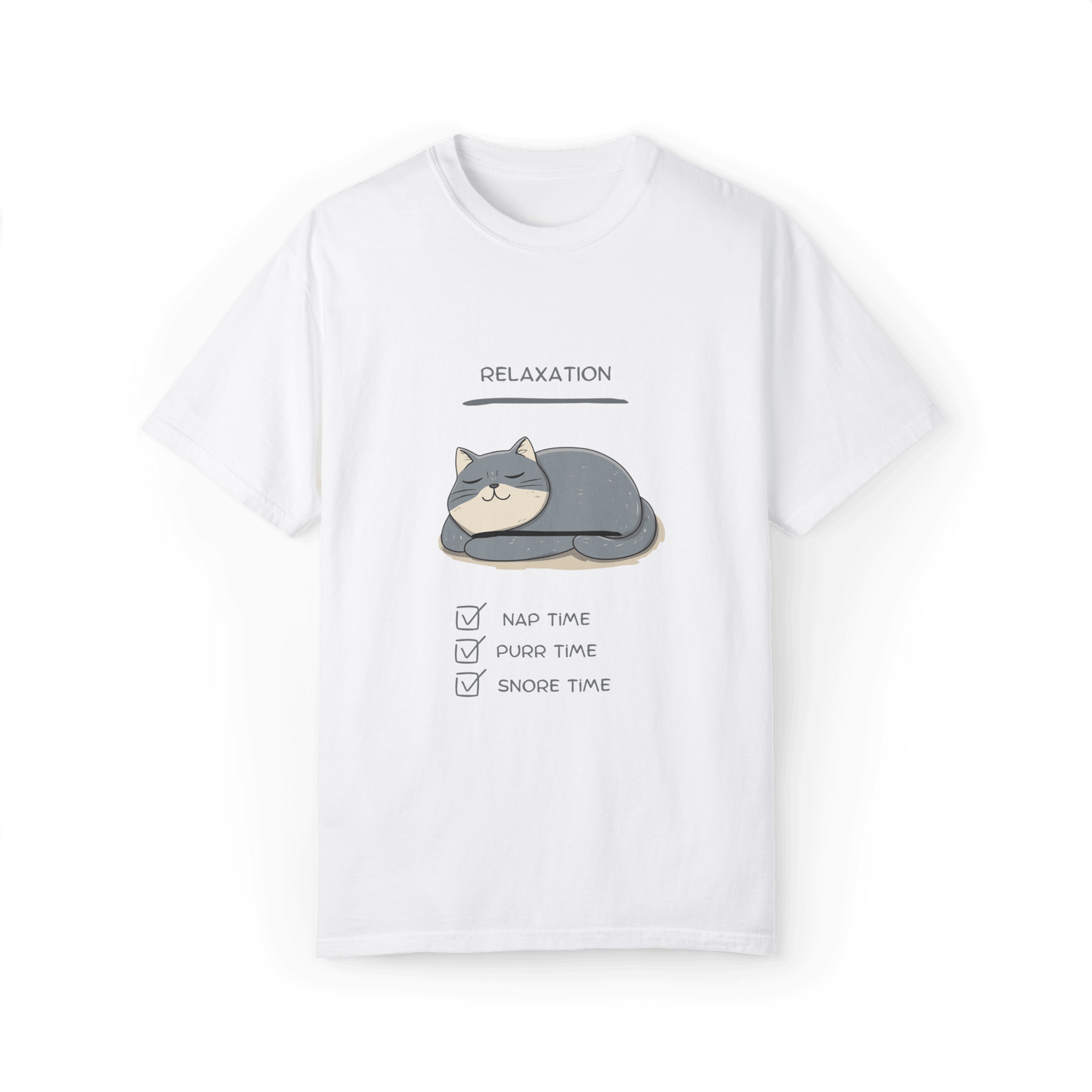 Relaxation Checklist British Shorthair T-shirt