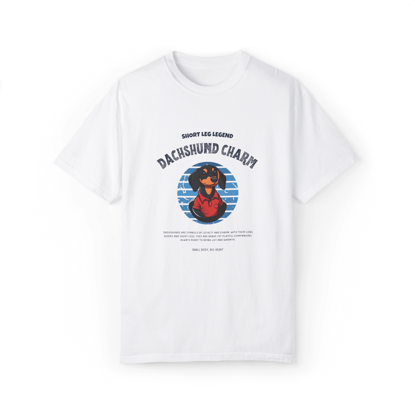 Dachshund Charm T-shirt - Effortless Style, Endless Love