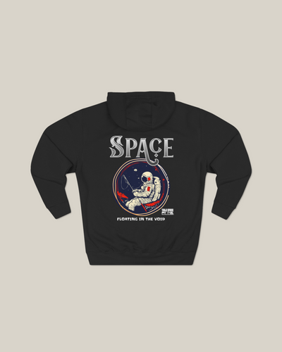 Taily “Space Club” Streetwear Graphic Hoodie – Black