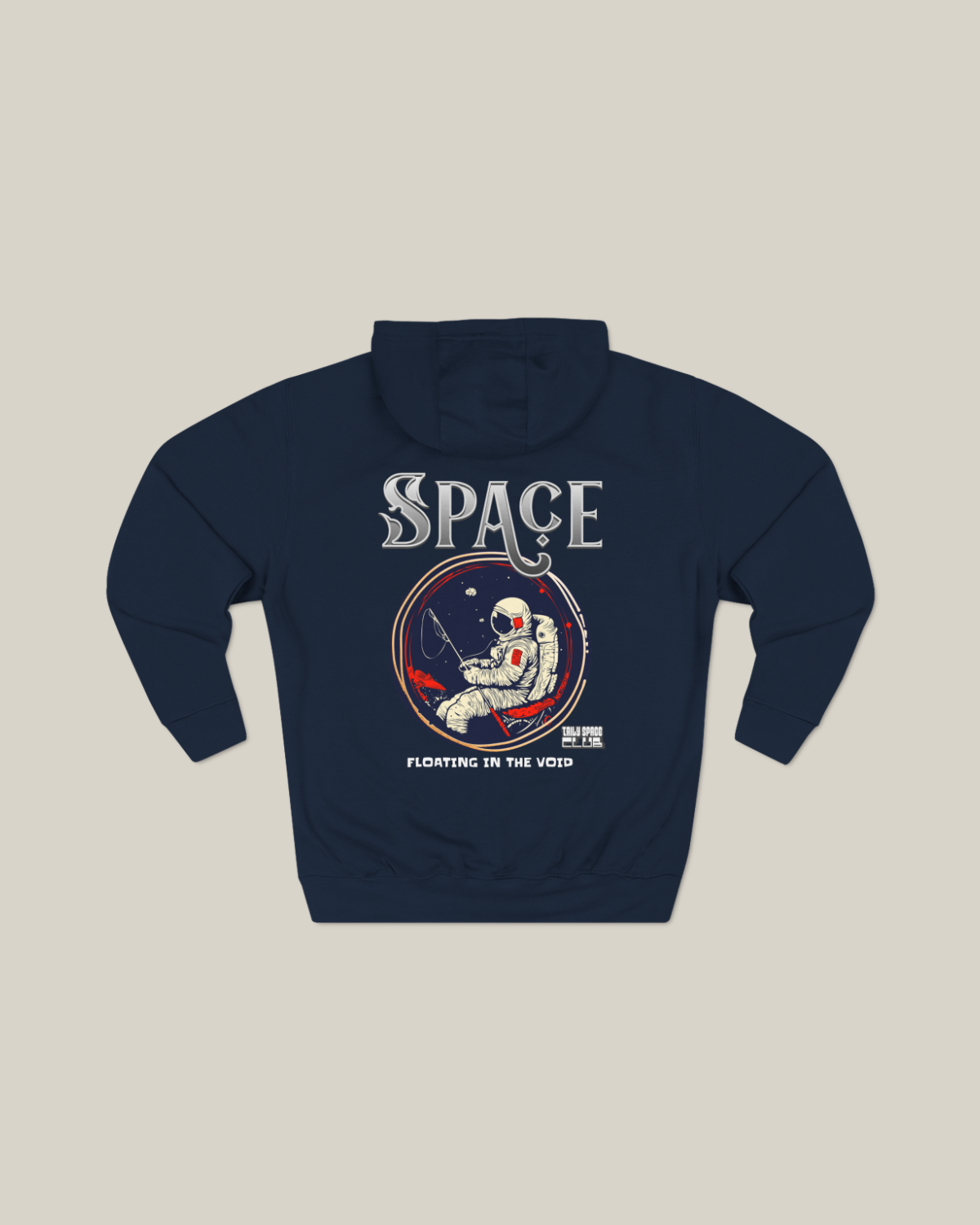 Taily “Space Club” Streetwear Graphic Hoodie – Navy