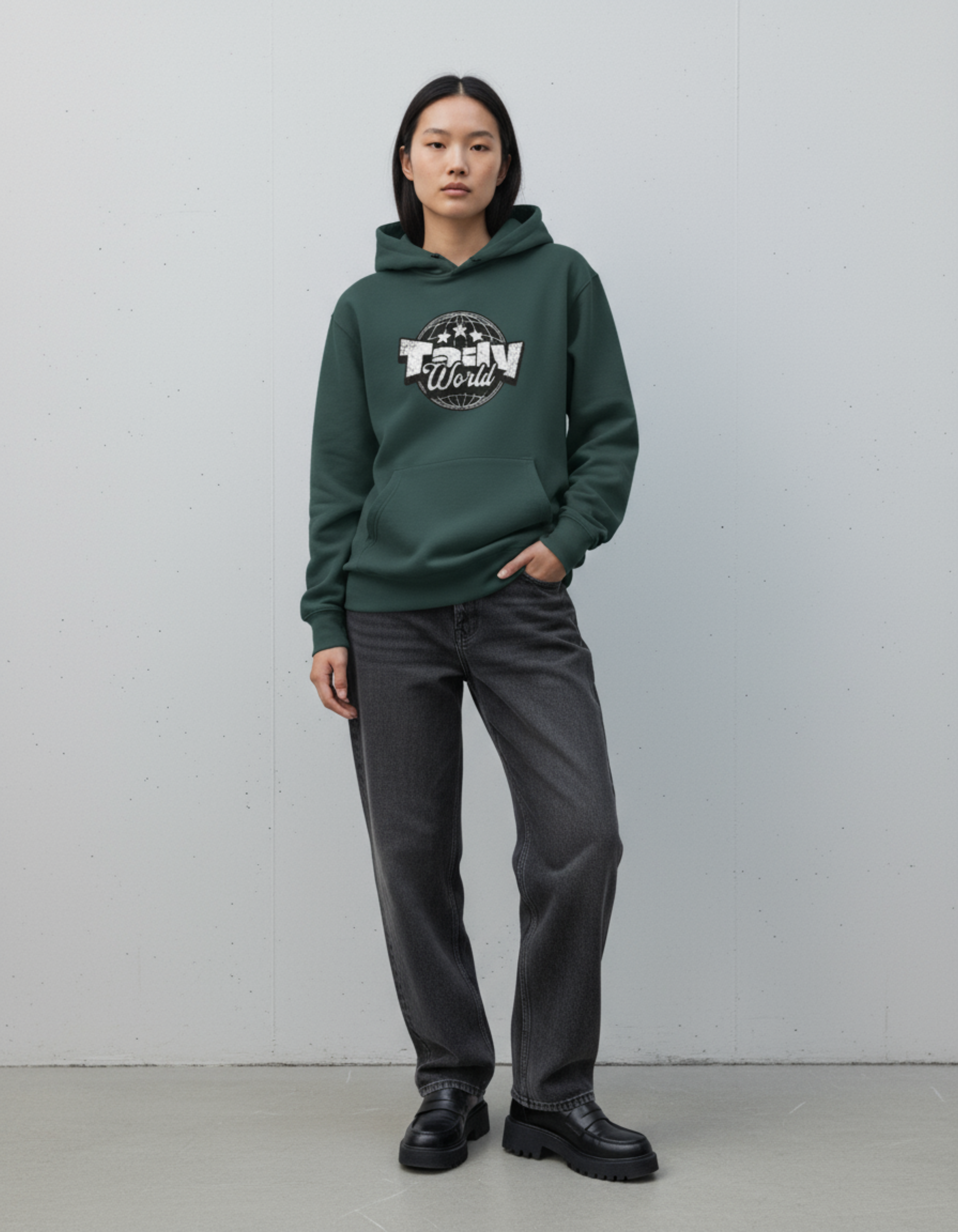 Taily World Graphic Hoodie – Sports Green | Taily Apparel