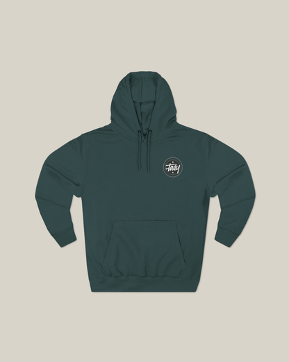 Taily Horizons Instinct Hoodie in Sports Green featuring Taily emblem print on front.