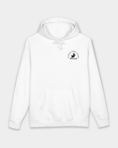 Taily Bird Club Winter Glow Hoodie – White