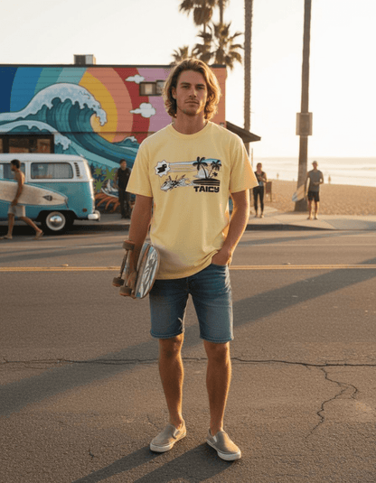 Taily Jet Splash Streetwear Graphic T-Shirt – Butter