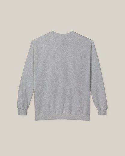 Back view of Taily Rain Club sweatshirt in Sport Grey, showcasing a simple and clean design.