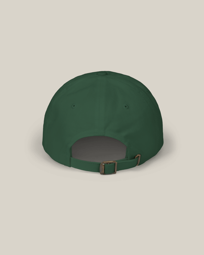 Back view of Taily Classic Dad Cap – Spruce Cotton showing the adjustable strap.