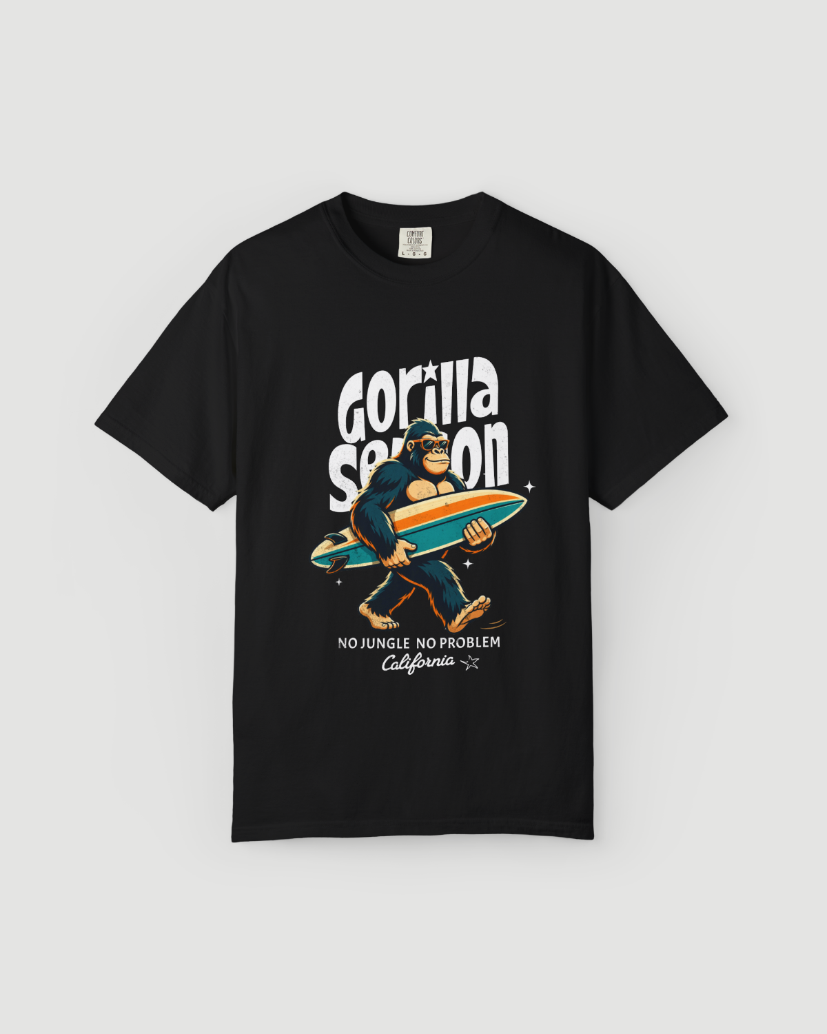 Gorilla Season Surf Tee – Black