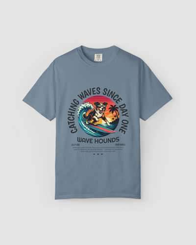 Wave Hounds Surf Tee – Ice Blue