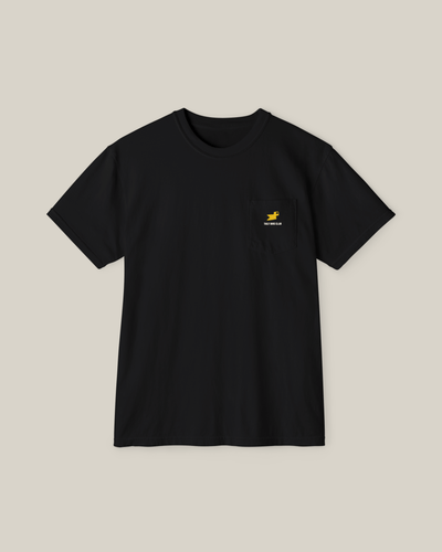 Bird Club Pocket T‑Shirt Black | Taily Apparel Streetwear