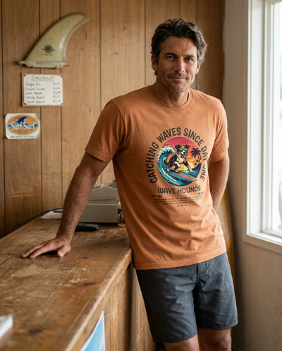 Wave Hounds Surf Tee – Yam