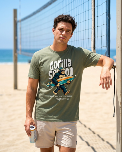 Gorilla Season Surf Tee – Sage
