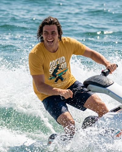 Gorilla Season Surf Tee – Mustard