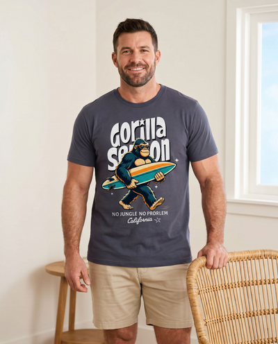 Gorilla Season Surf Tee – Navy